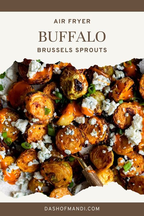 crispy buffalo sauce brussels sprouts in the air fryer Buffalo Brussel Sprouts Air Fryer, Air Fryer Brussel Sprouts And Carrots, Air Fried Brussel Sprouts Crispy, Air Fryer Brussel Sprout Recipes, Brussel Sprout Recipes Air Fryer, Buffalo Brussel Sprouts, Brussels Sprouts Air Fryer, Air Fried Brussel Sprouts, Purium Cleanse