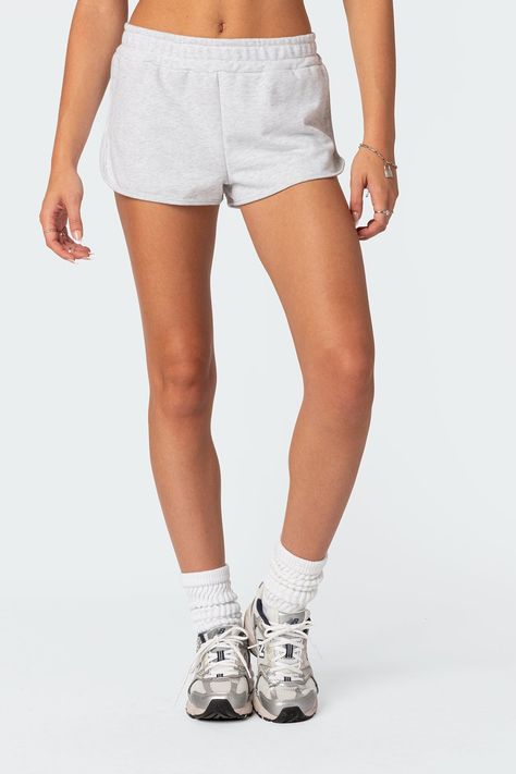 Shorts Elastic waistband Matching set Cotton, Polyester Model wears size S Model height is 5'8 Item care: Wash with similar color Sweatshorts Outfits, Sweat Shorts Women, Cute Sweats, Class Outfits, Girl Shorts, California Girl, Cute Pajamas, Swimwear Dress, Abercrombie Kids