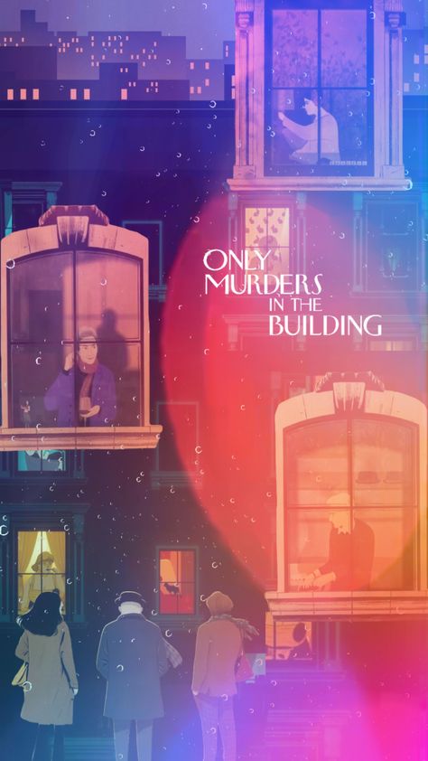 Only Murders In The Building Poster, Omitb Wallpaper, Omitb Aesthetic, Only Murders In The Building Wallpaper, Robin Hood Bbc, Only Murders In The Building, Building Aesthetic, Martin Short, Fyp Aesthetic