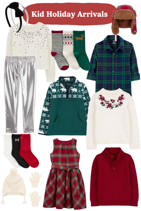 Shop new kid Christmas styles for whatever the season brings: family pictures, holiday parties and festive gatherings. ❤️ Christmas Outfits For Kids, Christmas Styles, Spirit Days, Outfits For Kids, Kid Christmas, Winter Apparel, Kids Christmas Outfits, Cute Dress Outfits, Lemonade Recipes