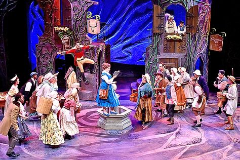 Beauty And The Beast Set Design, Beauty And The Beast Stage Design, Beauty And The Beast The Musical, Beauty And The Beast Play, Beauty And The Beast Village Set, Beauty And The Beast Musical, Beauty And The Beast Musical Set, Theater Play, The Little Mermaid Musical