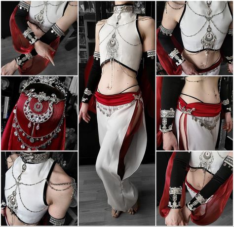 📚Heaven Official’s Blessing Xie Lian Cosplay, Grunge Fits, Hua Cheng, Dancers Outfit, Anime Inspired Outfits, Cute Couple Art, Fantasy Dress, Belly Dancers, Drawing Clothes