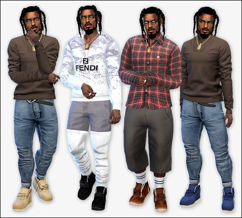 Sims 4 Male, Sims 4 Men Clothing, Sims 4 Male Clothes, Western Outfits Men, Free Sims 4, Sims 4 Body Mods, Male Clothes, Sims 4 Cc Packs, Best Sims