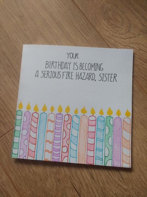 Birthday Homemade Card Ideas, Best Friend Bday Card Ideas, Cool Diy Birthday Cards, Cute Birthday Card Ideas For Boyfriend, Simple Birthday Gift Ideas, B Day Card Ideas, Funny Homemade Birthday Cards, Cute Bday Card Ideas, Funny Diy Birthday Cards