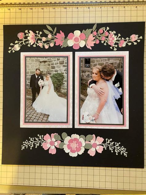 Wedding Scrapbook Ideas Layout, Scrapbook Prom, Scrapbook Sketches 12x12, Wedding Layouts, Heritage Scrapbook Pages, Wedding Album Scrapbooking, Family Scrapbook Layouts, Wedding Scrapbook Pages, School Scrapbook Layouts