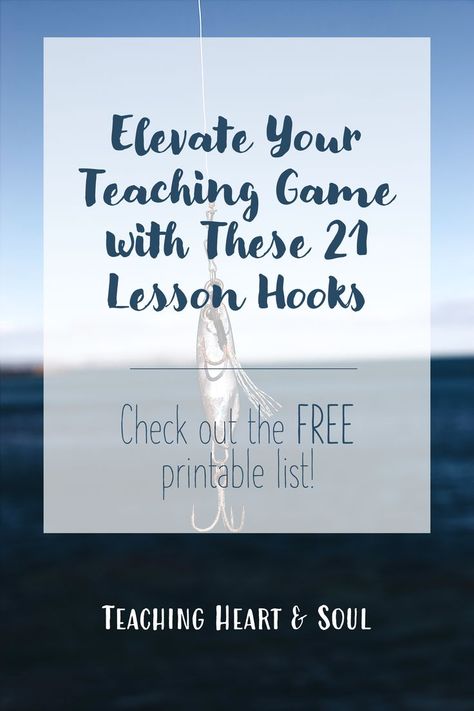 Lesson hooks are a great way to engage students right away when you're teaching a lesson. What is a lesson hook? A lesson hook is an activity or other introduction that grabs students' attention at the start of a lesson. Learn about 21 lesson hooks that really work to engage your students. There are descriptions of these lesson hooks as well as examples of how to use them in your classroom. In this blog, there is a FREE resource that includes a "cheat sheet" of these lesson hooks and more! Classroom Lesson Plans, Responsive Classroom, Teaching Game, Lesson Planning, Interactive Activities, Planning Ideas, Student Engagement, Heart Soul, Cheat Sheet