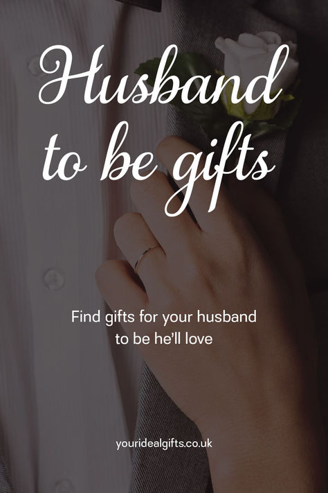 Husband To Be Gifts Personalised Gift Ideas, Husband To Be, Gifts For Fiance, Sentimental Gifts, Practical Gifts, Ideal Gift, Gifts For Him, Wedding Gifts, Gift Ideas