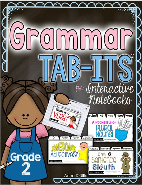 Grammar FUN for Interactive Notebooks - Simply Skilled Teaching 2nd Grade Grammar, Nouns Verbs Adjectives Adverbs, Common Core Language, Nouns Verbs Adjectives, Teaching Second Grade, Subject And Predicate, Grammar Skills, Nouns And Verbs, Grammar Activities