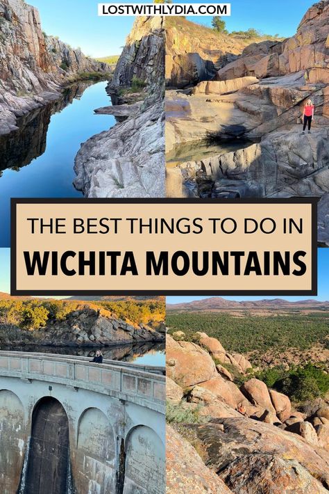 Wichita Mountains Wildlife Refuge, Quartz Mountain Oklahoma, Medicine Park Oklahoma, Wichita Mountains Oklahoma, Oklahoma Vacation, Oklahoma State Parks, Oklahoma Photography, Hiking Usa, Wichita Mountains