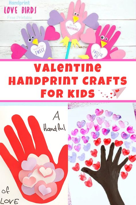 Looking for fun and creative Valentine’s Day crafts for kids? Check out these 10 adorable handprint crafts that are perfect for little ones to make! From heart-shaped cards to cute homemade gifts, these simple and engaging craft ideas will help create lasting memories. Perfect for school, home, or as special gifts for family and friends! Valentine Card Crafts For Preschool, Valentine Crafts For Kids To Make, Valentines Gifts From Kids, Handprint Valentines Crafts For Kids, Valentine Handprint Crafts, Friendship Crafts For Kids, Easy Valentines Day Crafts For Kids, Crafts For Kids Valentines Day, Valentine Art For Kids