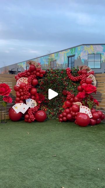 Margaret Jenkins on Instagram Alice In Wonderland Theme Party, Wonderland Theme Party, Magic Party, Wonderland Theme, Heart Party, Roses Red, Alice In Wonderland Theme, January 21, Event Ideas