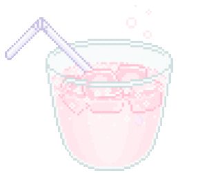 Pixel Art Food, Pixel Png, Pink Drink, Discord Emotes, Cute Emoji, Glitter Graphics, Pixel Art Design, Aesthetic Gif, Iphone Icon