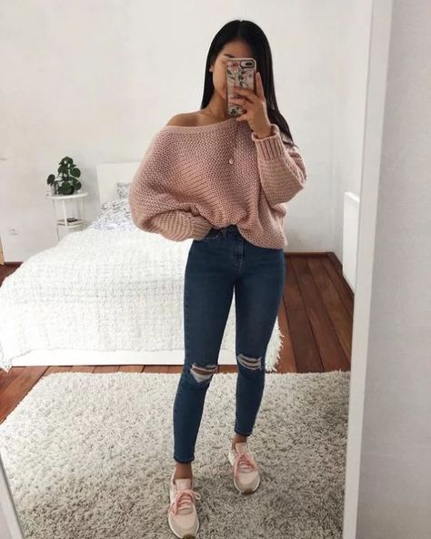 Vinter Mode Outfits, Look Rose, Outfit Jeans, Victoria Secrets, Teenager Outfits, Cute Fall Outfits, Best Wear, Teen Fashion Outfits, Winter Fashion Outfits