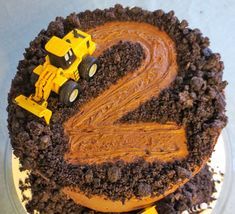 Construction Birthday Cake, Construction Cake, New Birthday Cake, Truck Cakes, Pokemon Cake, Stroopwafel, Construction Birthday Parties, Birthday Party Food, Construction Birthday