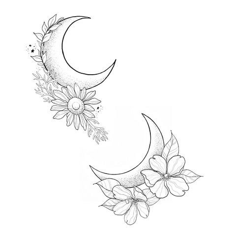 ✴ Available ✴ new flash designs - moon botanicals. I'm lately very drawn to the moon 🌙 I'm becoming a fanatic. Who shares that feeling? #tattooed #tattoo #tattoos #inked #ink #tattooartist #tattooart #tattoolife #tattoodenhaag #tattooist #tattooing #tattooer #tattoostyle #tattooink #tattooedgirls #inkedup #inkedgirls #me #tattoodesign #instatattoo #tattooideas #blackwork #moonbotanicals #tattoomodel #blackandgreytattoo #moonflora #moontattoo #bodyart #flashtattoo #littletattoos Floral Moon Tattoo, Moonflower Tattoo, Flash Designs, Flash Design, Floral Moon, That Feeling, Moon Flower, Little Tattoos, Tattoo Model