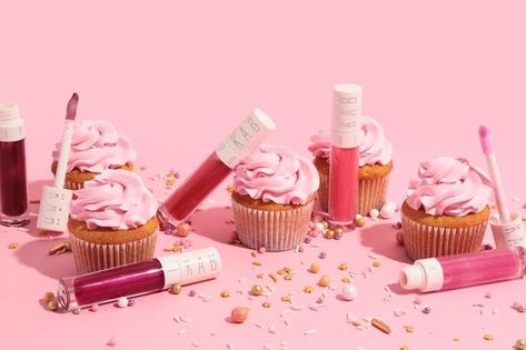 Birthday Product Shoot, Gush Beauty, Sugar Pop, Cosmetics Photography, Print Phone Case, January 26, Photo Cake, Creative Ads, Nail Paint