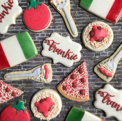 Happy National spaghetti day 🍝 #recipe #dinner #food #yummy #spaghetti #italian #italy #italianfood #pasta Spaghetti Cookies Decorated, National Spaghetti Day, Italian Party, Recipe Dinner, Decorated Sugar Cookies, Dinner Food, Cookies Decorated, Pasta Shapes, Food Yummy