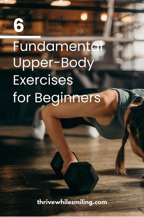 Are you looking for an easy and beginner friendly upper body workout? Here are 6 basic upper body exercises for beginners. Basic Upper Body Workout, Upper Body Workout At Home Beginner, Beginners Upper Body Workout Gym, Beginner Upper Body Workout No Equipment, Simple Upper Body Workout, Quick Upper Body Workout Gym, Begginer Upper Body Workout Gym, 10 Minute Upper Body Workout Weights, Beginner Workouts For Women