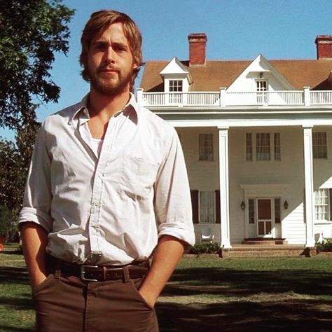 Noah and his house for Allie in The Notebook (2004) House From The Notebook, The Notebook, The House, Notebook, White