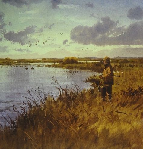 Empty Blind,duck hunting painting by Brett J Smith, brettsmith.com Duck Hunting Watercolor Painting, Duck Hunting Background, Duck Hunting Painting, Water Fowl Hunting, Duck Hunting Boat, Waterfowl Art, Hunting Painting, Duck Stamp, Hunting Pictures