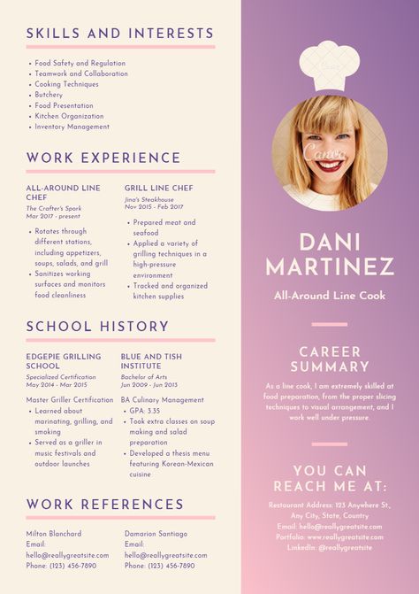 Chef Resume, Documents Design, Account Executive, Cv Resume Template, Design Basics, Cv Resume, Cv Design, Branding Your Business, Simple Graphic