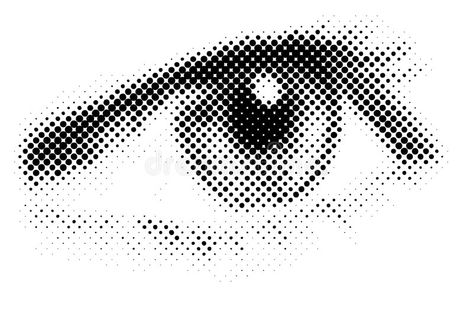 Vector eye. With halftone effects , #affiliate, #eye, #Vector, #effects, #halftone #ad Eye Overlay, Eyes Graphic Design, Closed Eye Drawing, Eye Collage, Eyes Collage, Eye Edit, Aesthetic Vector, Eyes Edit, Halftone Graphic