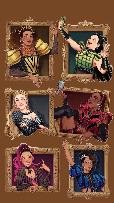 The Six Musical Fanart, Six The Musical Phone Wallpaper, Six Art Musical, Six Katherine Howard, Six Quotes Musical, What To Wear To Six The Musical, Six Musical Fanart, All You Wanna Do Six The Musical, Catherine Of Aragon Six The Musical