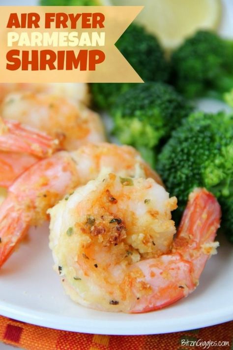 If You Have an Air Fryer, You Need to Try These Recipes... | Decor Dolphin Parmesan Shrimp, Shrimp Parmesan, Air Fryer Oven Recipes, Air Fry Recipes, Air Fryer Dinner Recipes, Air Fryer Healthy, Fried Shrimp, Air Fryer Recipes Easy, Air Fryer Recipes Healthy