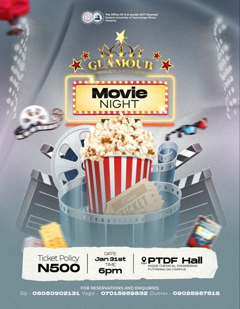 Movie Night Poster Design, Movie Night Flyer, Graphic Design School, Graphic Shapes Design, Adobe Illustrator Graphic Design, Graphic Design Cards, Photoshop Design Ideas, Church Poster Design, Creative Flyer Design