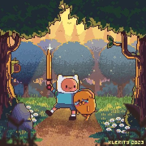 Pixel Art Ideas Jake Adventure Time, Adventure Time Tattoo, Adventure Time Wallpaper, Arte 8 Bits, Time Cartoon, Pixel Art Games, Adventure Time Art, Adventure Time Anime, Cute Little Drawings