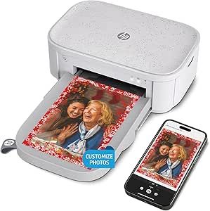 HP Sprocket Studio Plus 4x6" Wireless Instant Photo Printer – Wi-Fi, Premium Dye Sublimation, Compact - Prints Vibrant Color Pictures from iOS & Android Devices - Editing App for Fun, Creative Photos Hp Sprocket, White Camera, Instant Photo, Color Pictures, Instant Photos, 4x6 Photo, Photo Printer, Creative Photos, Office Products