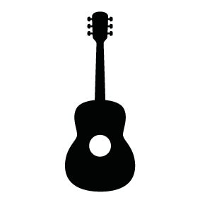 Guitar Silhouette, Rock N Roll Party, Portland Timbers, Applique Templates, Silhouette Images, Texture Painting, Acoustic Guitar, Metal Art, Rock And Roll