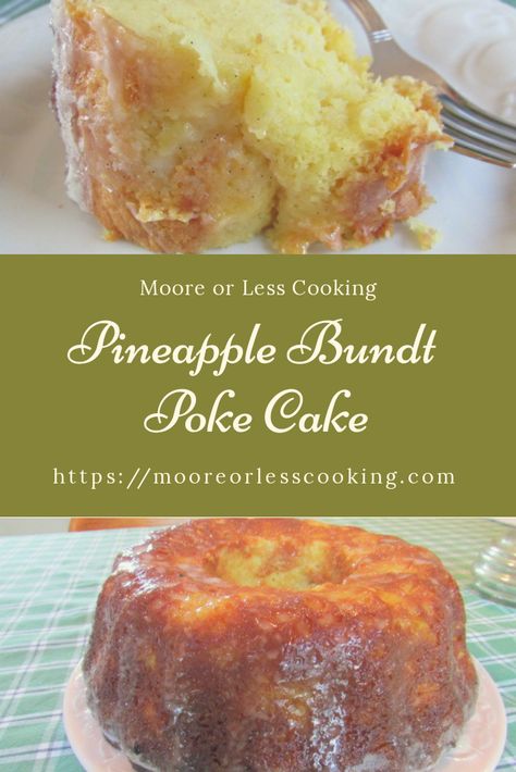 Bundt Poke Cake, Cooking Pineapple, Pineapple Bundt Cake, Pineapple Poke Cake, Cake Cooking, Bundt Cake Recipe, Cake Video, Pineapple Recipes, Poke Cake Recipes