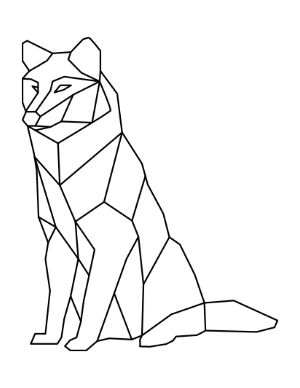 Free Printable Coloring Pages | Page 15 Wolf Colors, Geometric Wolf, Sitting Dog, Polygon Art, Printable Animals, Dog Coloring Page, Animal Graphic, Geometric Animals, Coloring Markers