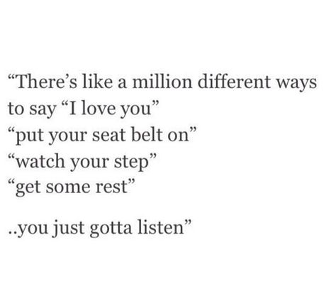 Many different way to say I love you..(: I'm Annoying, Tongue Tie, Bear With Me, Unspoken Words, Words Worth, This Is Love, Say I Love You, Thoughts And Feelings, I Care