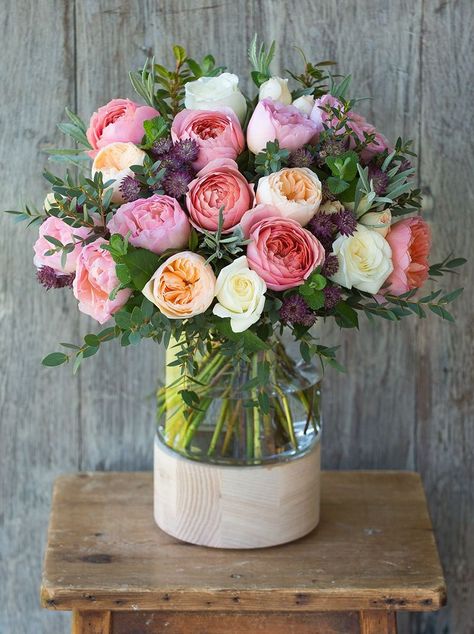 Rosebie Morton, founder of The Real Flower Company - From Britain with Love Winter Bouquet, Elegant Bouquet, Flower Delivery Service, Anniversary Flowers, Flower Company, Order Flowers Online, David Austin Roses, Luxury Flowers, Flowers Online