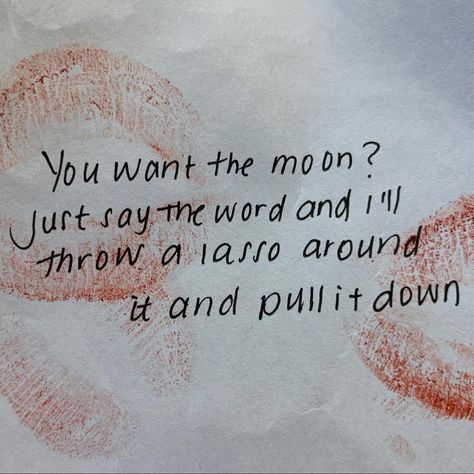 You want the moon? Just say the word and I’ll throw a lasso around it and pull it down. I’ll Lasso The Moon, You Want The Moon Wonderful Life, Lasso The Moon, It’s A Wonderful Life, A Wonderful Life, Wonderful Life, Sweet Nothings, The Moon, Wonder