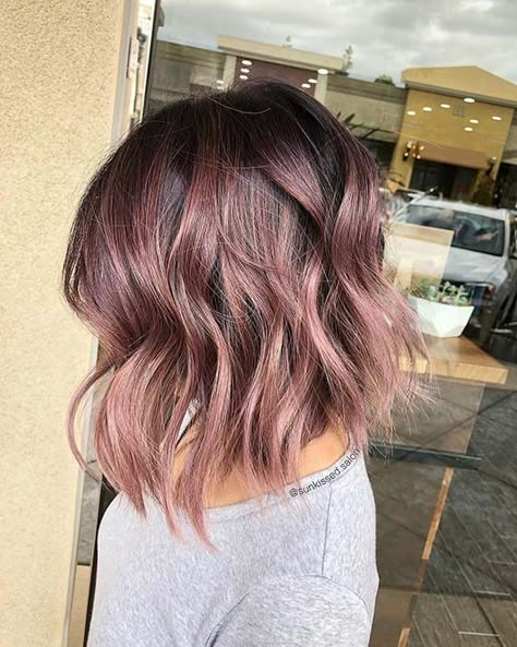 Balayage Ombre Hair, Ombre Hair Ideas, Short Balayage, Best Ombre Hair, Pink Ombre Hair, Balayage Hairstyles, Short Ombre, Short Ombre Hair, Color Balayage