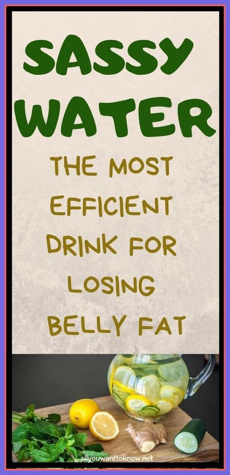 The Most Efficient Drink For Losing Belly Fat: Sassy Water Sassy Water, Spiked Lemonade, Heath Tips, Drink Recipies, Healthy Diets, Lemon Diet, Fat Belly, Melt Belly Fat, Healthy Drink