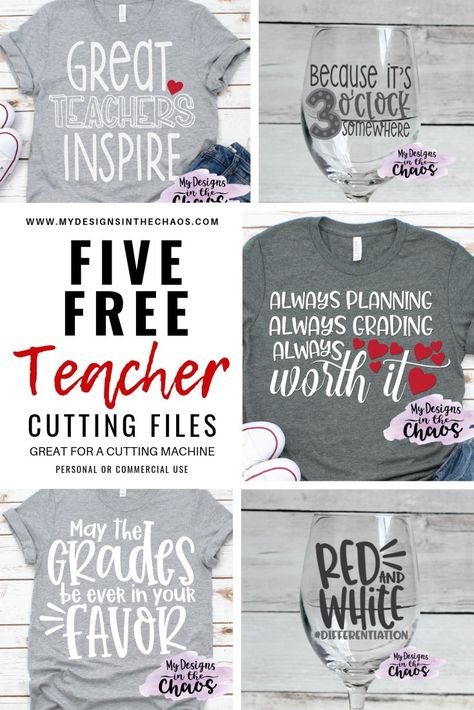 Circuit Maker, Teacher Design, Free Teacher, Silhouette Ideas, Teacher Svg, Cricut Free, Cricut Craft Room, Diy Cricut, Teacher Tees