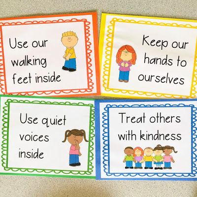 Setting up some general rules or expectations in the classroom regarding behaviors can help ground the students in a positive way. Through time, children cooperate this into their actions long enough to become a routine that is worth encouraging. This can also be cute decorations too! Preschool Class Rules, Preschool Classroom Rules, Classroom Rules Printable, Observational Learning, Preschool Classroom Setup, Preschool Rules, Teaching Classroom Management, Prek Classroom, Lesson Plans For Toddlers