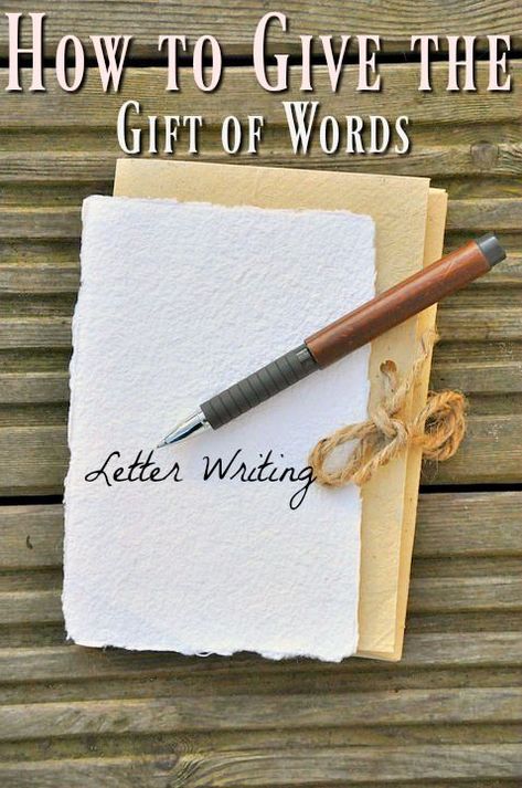 Ideas to give your loved ones a personal and creative gift this holiday season!  Personal letter writing..give them the gift of words!  Letter writing ~ How to Give the Beautiful Gift of Words https://www.abookloversadventures.com/letter-writing-gift-of-words/ Letter Writing Kit, Card Writing, Writing Letters, Letter Gifts, Pen Pal, Writing Gifts, Handwritten Letters, How To Give, Lost Art