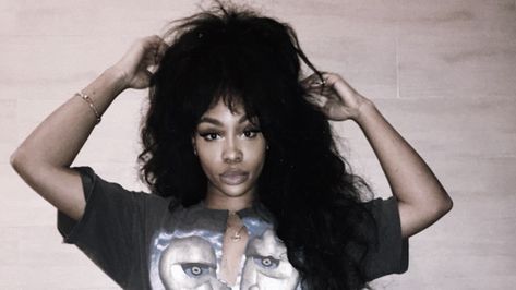 Sza Wallpapers Pc, Sza Header, Hello Kitty Art, Cute Rappers, Black Power, Fav Celebs, Strong Women, Rappers, T Shirts For Women