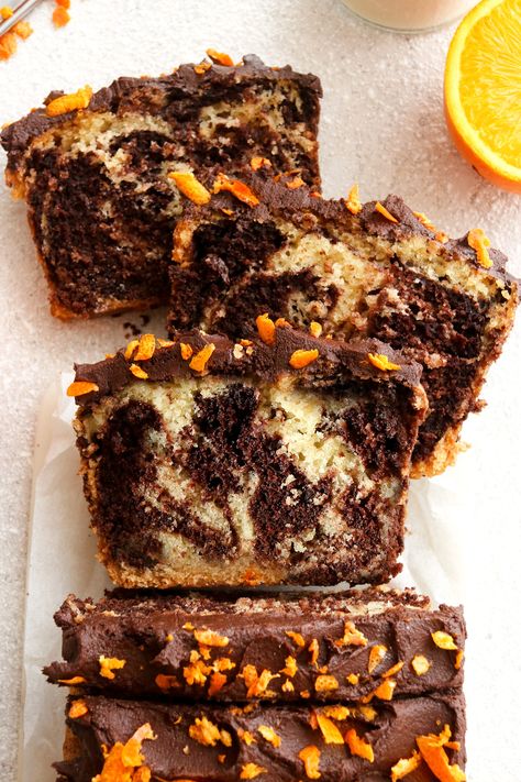 Loaf Cake Christmas, Vegan Chocolate Orange Cake, Vegan Loaf Cake, Vegan Orange Cake, Vegan Christmas Cake, Vegan Fruit Cake, Marble Loaf Cake, Marble Loaf, Vegan Loaf