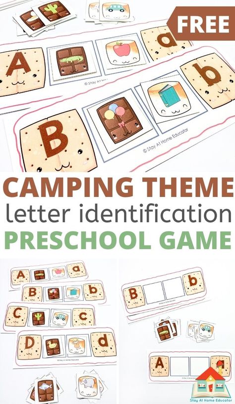 Camping Language Activities For Toddlers, Camping Table Activities Preschool, Camping Small Group Activities, Camping Theme Gross Motor Activities, Camping Letter Activities Preschool, Camping Classroom Crafts, Camping Theme Worksheets For Preschool, Camping Learning Activities Preschool, Camping Centers Kindergarten