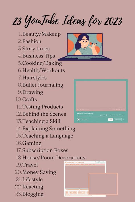 Youtube Channel Name Ideas For Skin Care, Youtube Channel Must Haves, Start Youtube Channel Make Money, Youtube Channel Ideas 2023, Video Ideas For Youtube Channel No Face, Youtube Channel Niche Ideas, How To Make Thumbnails For Youtube, First Youtube Video Ideas List, How To Start A Youtube Channel Tips