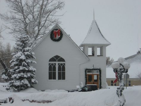 Colorado Christmas, Parker Colorado, Old Churches, Colorado Homes, Church Architecture, Old Church, Weird And Wonderful, Gingerbread House, House Ideas