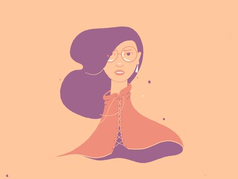 Gif Poster, Behance Logo, Behance Illustration, Traditional Animation, Logo Motion, Hair Movement, Animiertes Gif, Vector Animation, Motion Graphics Inspiration