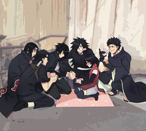 Uchiha Wallpaper, Naruto And Sasuke Kiss, Sasuke Shippuden, Naruto Akatsuki Funny, Uchiha Family, Naruto Oc Characters, Recent Anime, Naruto Fan Art, Naruto Sasuke Sakura