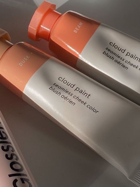 Glossier Dusk, Glossier Cloud Paint Dusk, Mascara Aesthetic, Glossier Mascara, Lash Slick, Glossier Aesthetic, Glossier Blush, Glossier Beauty, Makeup Book